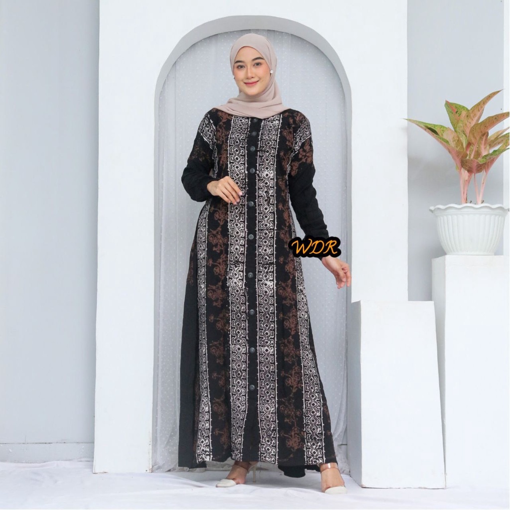 Gamis Twill Rayon Gamis Twill Ori Pekalonga Gamis Twill Super Premium Motif Terbaru Homey Dress Jumbo