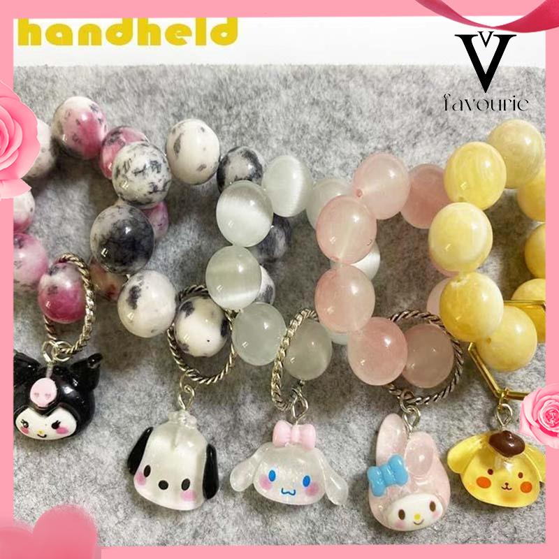 CODGelang Sanrio Manik-manik Kartun Lucu Korea Gaya Akseoris Fashion-FA