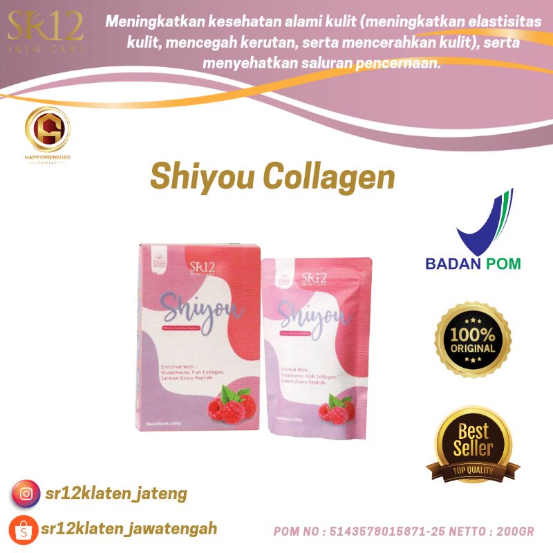 Jual SHIYOU SR12 / MINUMAN COLLAGEN DAN VITAMIN KULIT/MENINGKATKAN ...