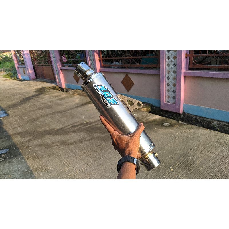 SLENSER DOS SELENSER KNALPOT DOS TIPE BULAT BASS ULEM PANJANG 30 CM