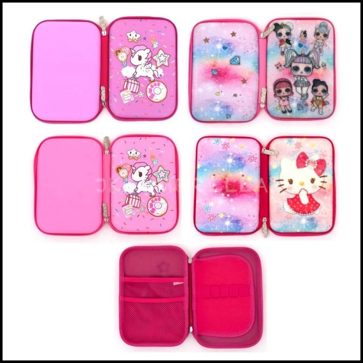 

Kotak Pensil / Tempat Pensil / Hardcase Smiggle Cewe Timbul Import