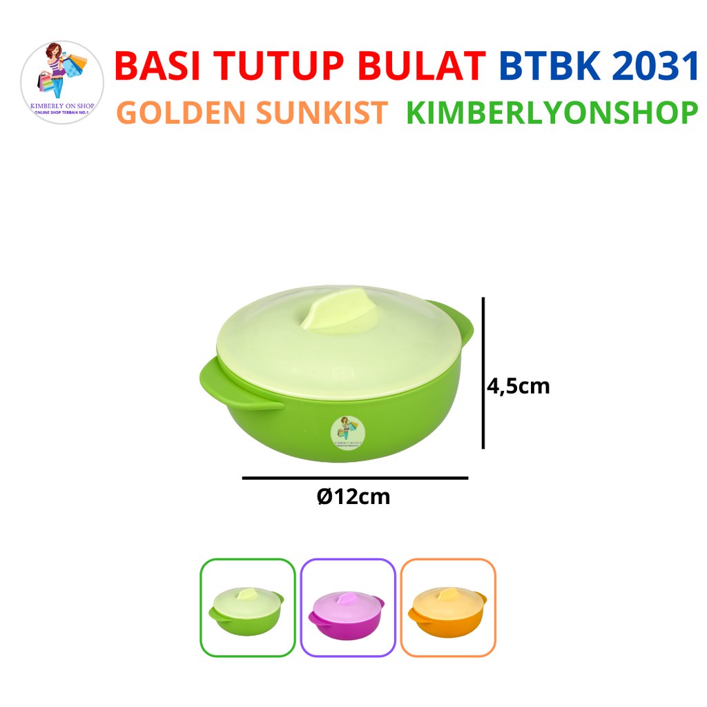 Basi Tutup Kecil BTBK 2031 Golden Sunkist