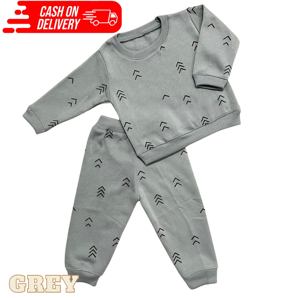 COD Setelan Sweater Celana Jogger Bayi Usia 3-12 Bulan Baju Baby Gracia