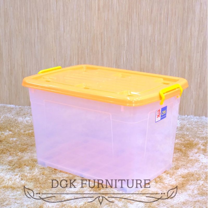 Kontainer 95 Liter 95L 95 L Container Box 95 Liter 95L 95 L Plastik MURAH