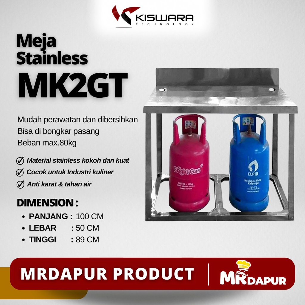 Meja Stainless Steel MrDapur MK2GT