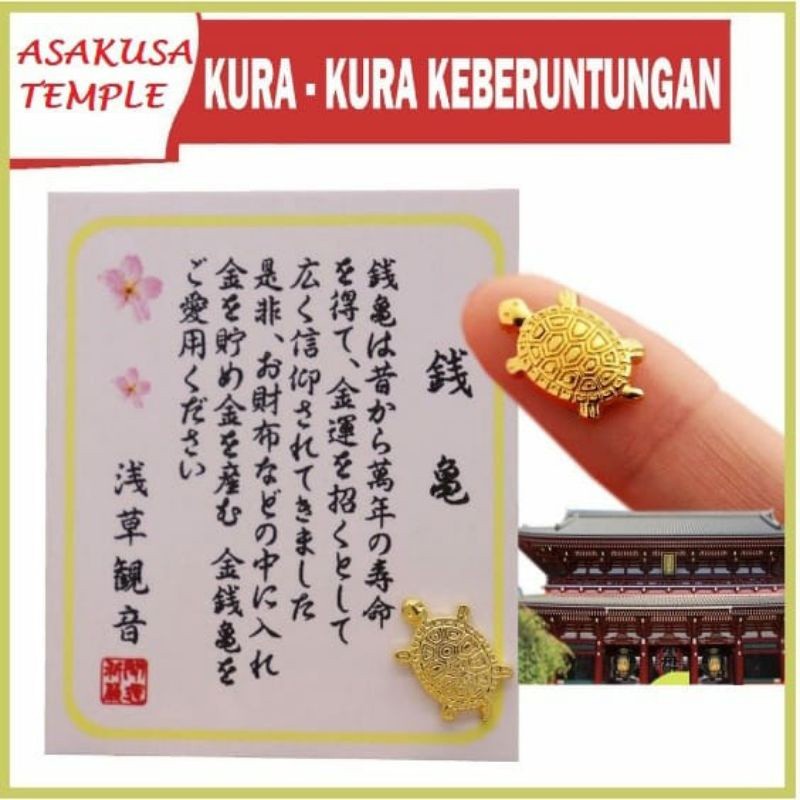 Miniatur Kura Kura pembawa Keberuntungan Fengshui, Japan Lucky Turtle