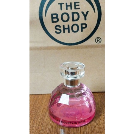 The Body Shop EDT Crystal Atlas Mountain Rose| Sdh termasuk paperbag. (Packaging free bubble wrap da