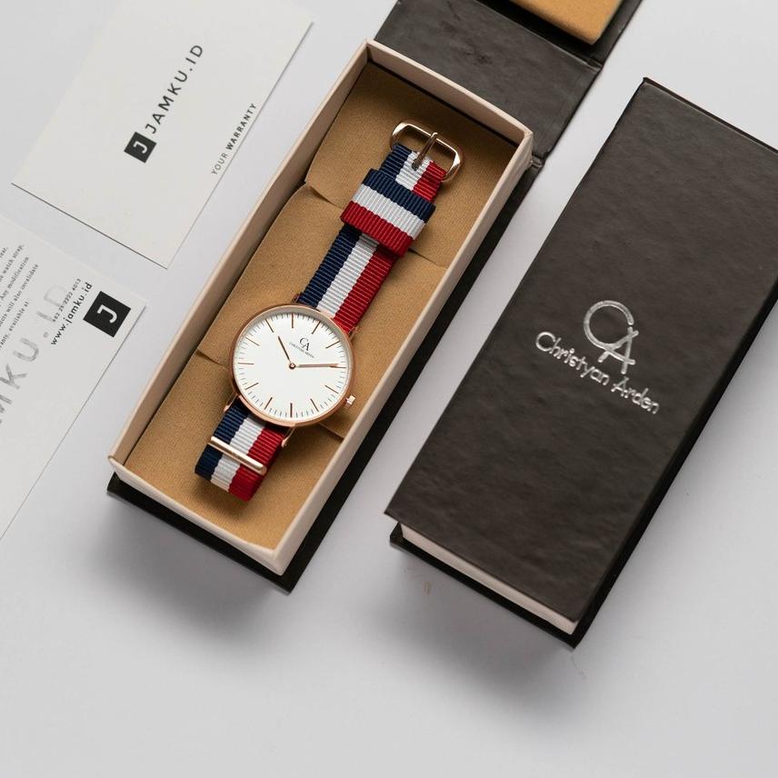 [RA3]Jam Tangan Pria Christyan Arden Grand CA Classic Winschoten White Dial (38mm)-limited STOCK