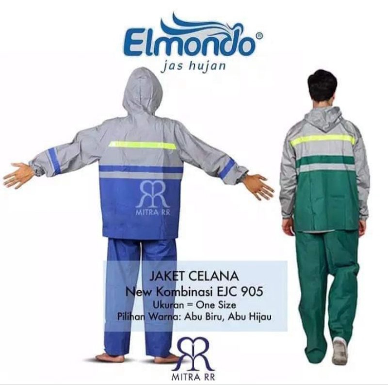 Jas hujan elmondo kombinasi jas hujan atas bawah jas hujan murah