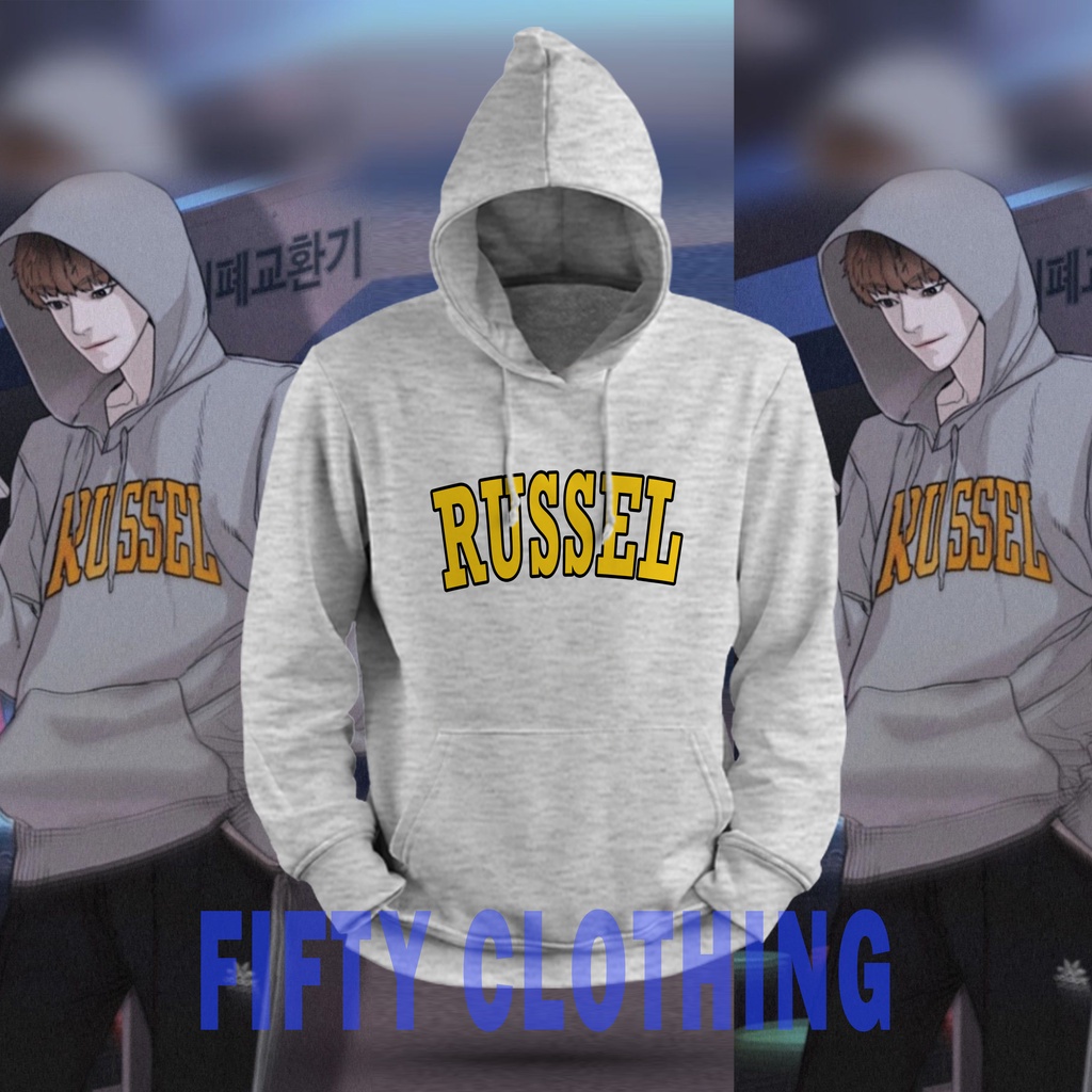 Jaket Hoodie Sweater Sung Taehoon How to Fight Russel Webtoon