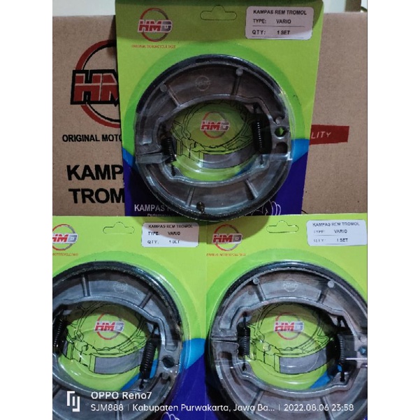 KAMPAS REM VARIO TROMOL BELAKANG HONDA VARIO / SCOOPY/ BEAT FI