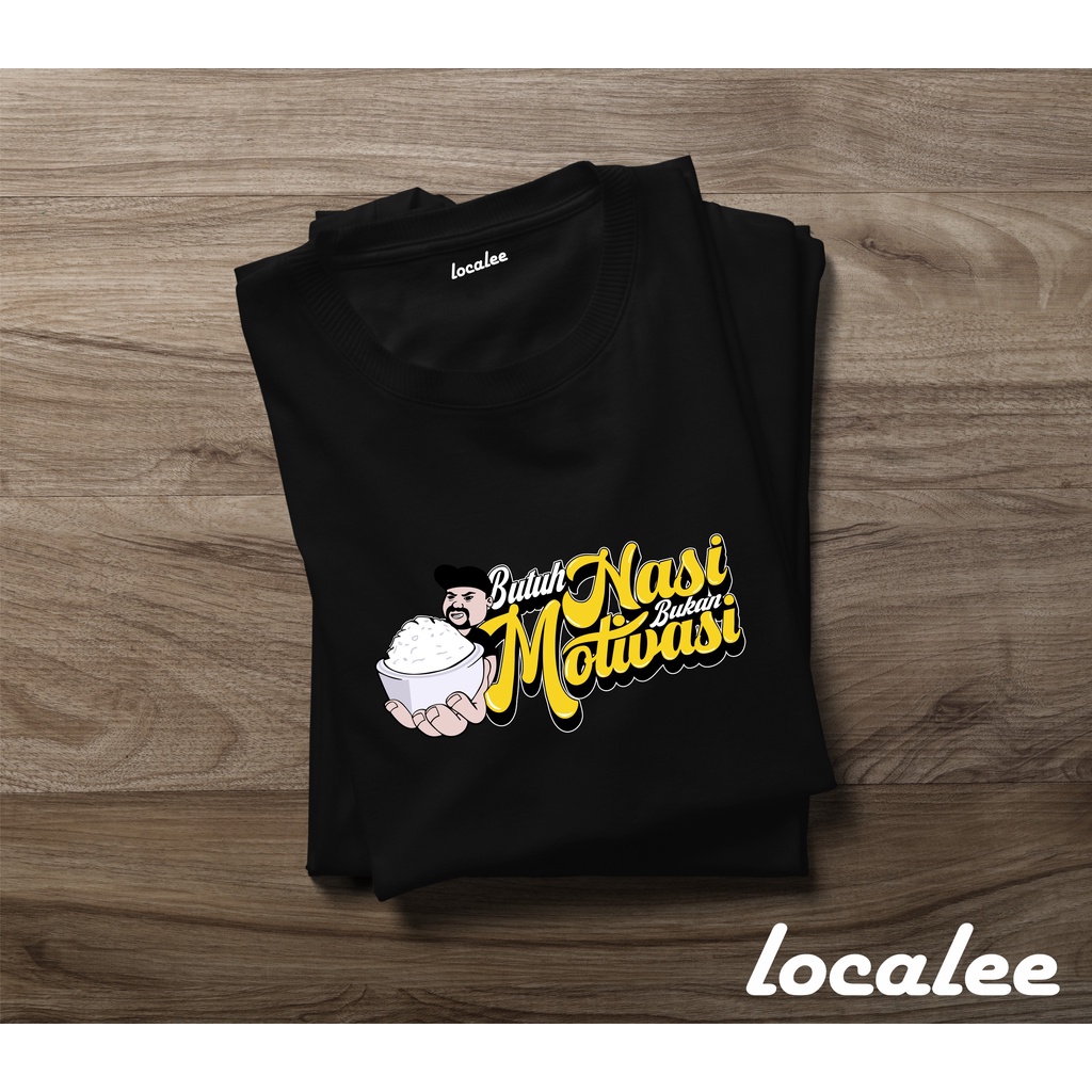 KAOS NEX CARLOS BUTUH NASI BUKAN MOTIVASI TSHIRT / KAOS COD / KAOS LUCU