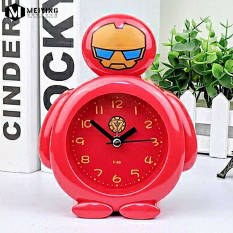 Jam Alarm Karakter Avanger / Spiderman / Ironman / Captain Amerika