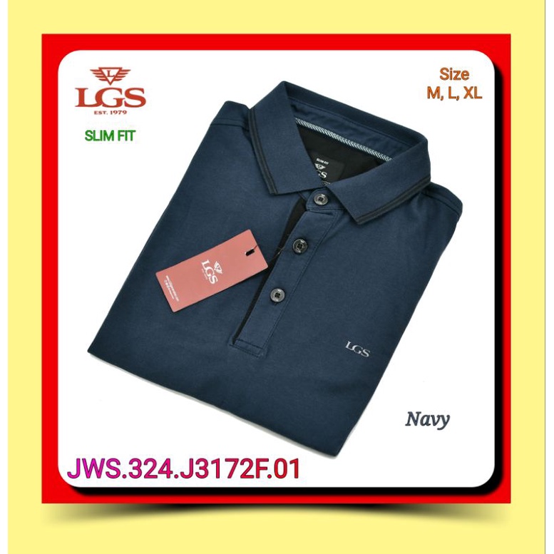Kaos Kerah Pria LGS JWS.324.J3172F.01 Lengan Pendek