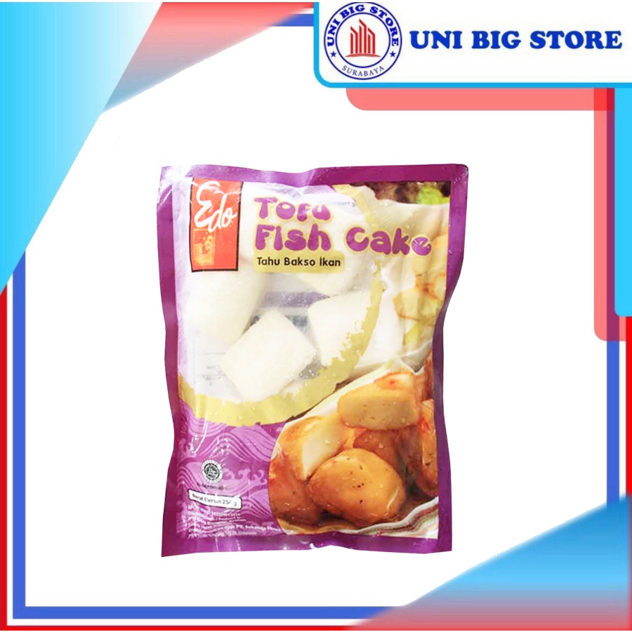 

Edo Tofu Fish Cake 250 gr Kue Ikan Kukus Tahu Steamboat
