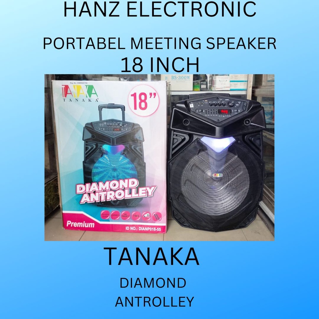 PORTABEL MEETING 18 INCH TANAKA DIAMOND ANTROLLEY