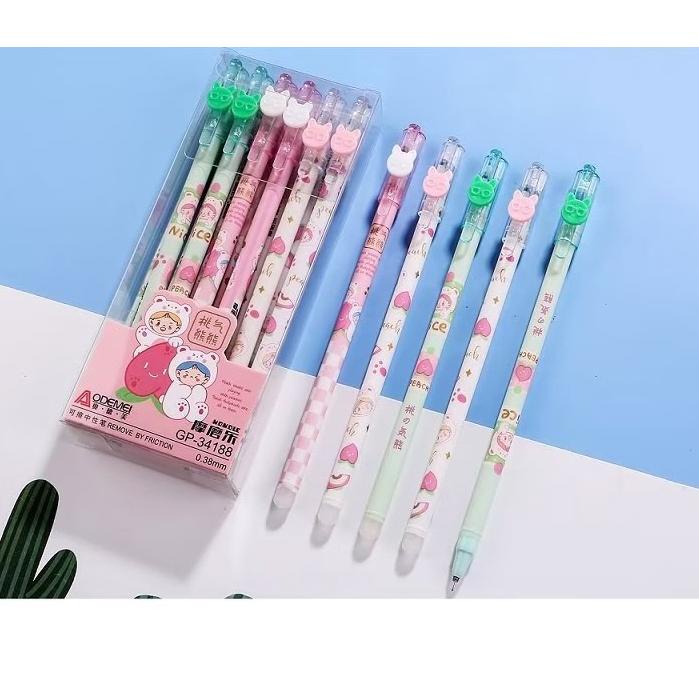 

[PRODUK VTWFS] DECEMBER 2022 NEW!!! [12 pcs]gelpen apus / pen apus / gelpen bisa dihapus AODEMEI / [20 pcs]refill gelpen hapus HP9