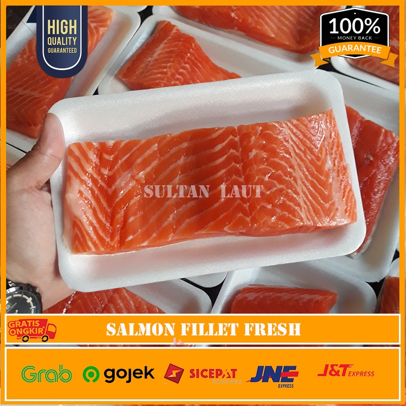 

Ikan Salmon Fillet Fresh @250gr Kualitas Premium / Ikan Salmon Fillet SEGAR / Atlantic Salmon Premium
