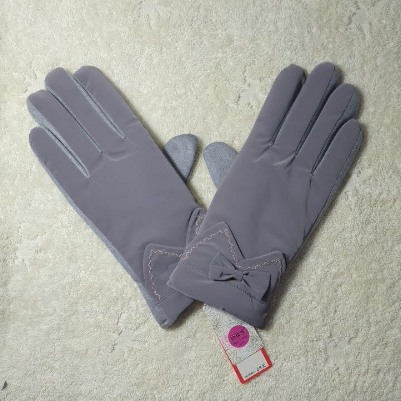 sarung tangan wanita touchscreen fashion tebal 22A-7