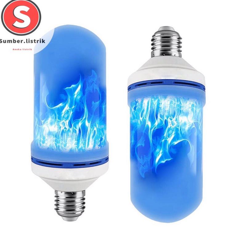 CD.21De22ғ ▫ lampu api led e27 besar/bohlam obor led e27-autolux-Flame effect 3in1