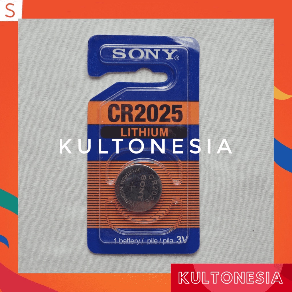 Baterai Sony ORIGINAL CR 2025 Bateray Sony CR2025 lithium 3V