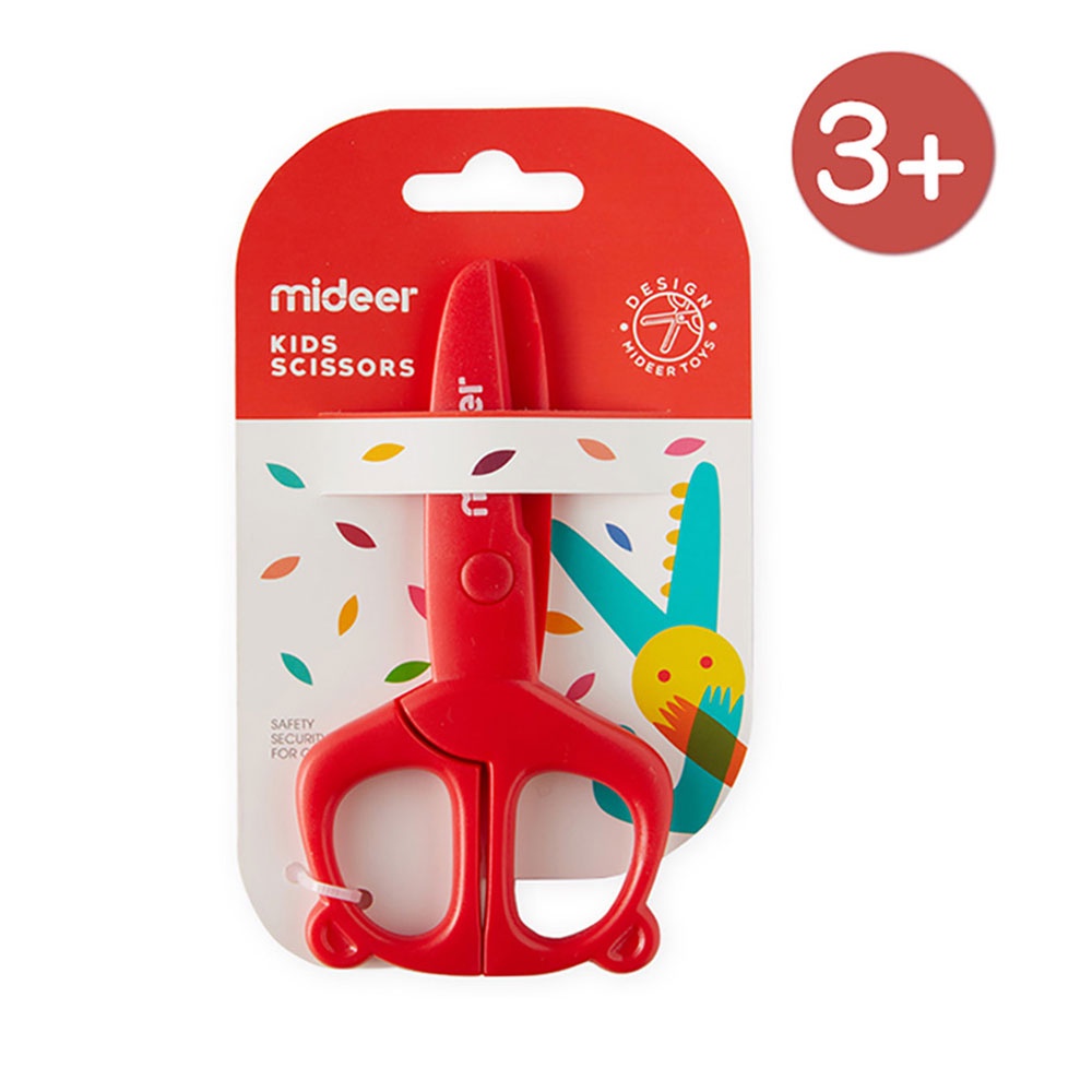 

Kids Scissors Red Mideer / Gunting Anak Merah Aman