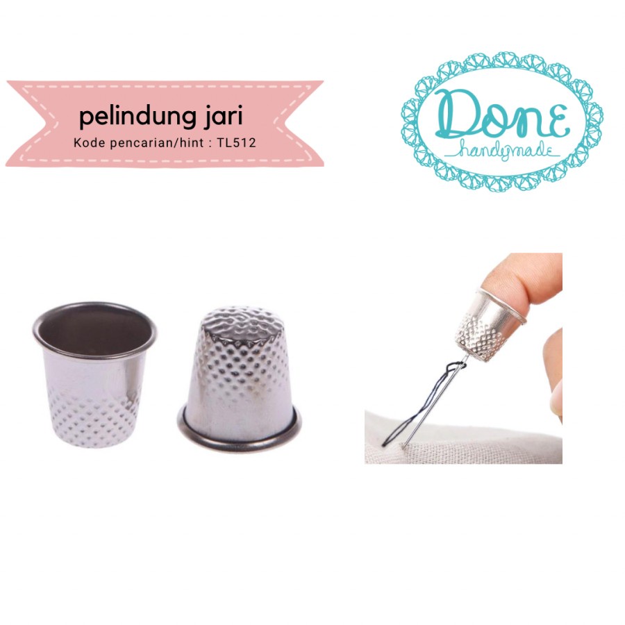 Done handymade tool pelindung jari finger protector sewing TL512