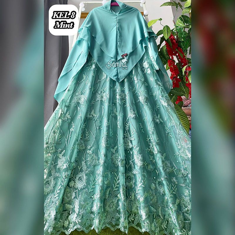 GAMIS Brukat kelilingmewah  COD