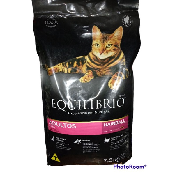 GRAB GOJEK CAT FOOD EQUILIBRIO ADULT/ADULTOS HAIRBAL 7,5 KG FRESHPACK