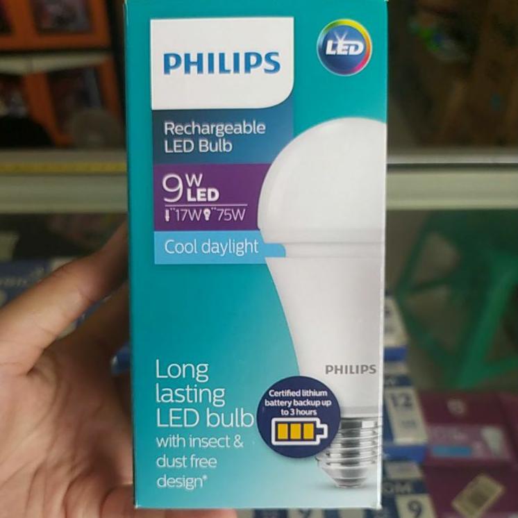 Ready lampu emergency philips 9 watt