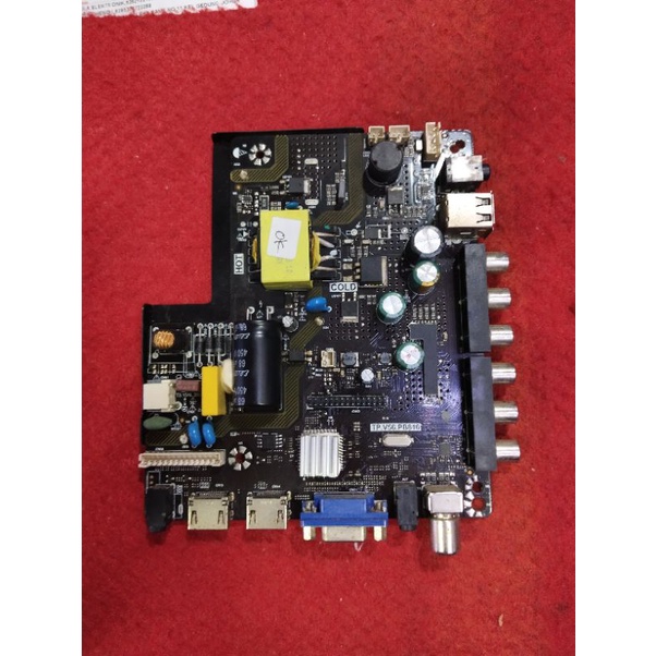 komponen tv led AKARI 32K88 mainboard mobo micom modul tv led AKARI 32K88