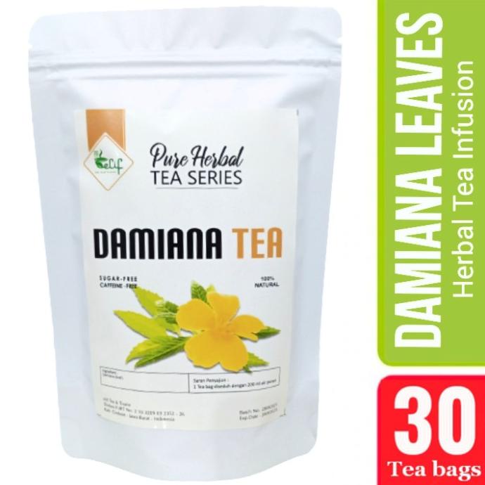 

[BISA COD] DAMIANA TEA : TEH HERBAL DAUN DAMIANA ISI 30 TEA BAG