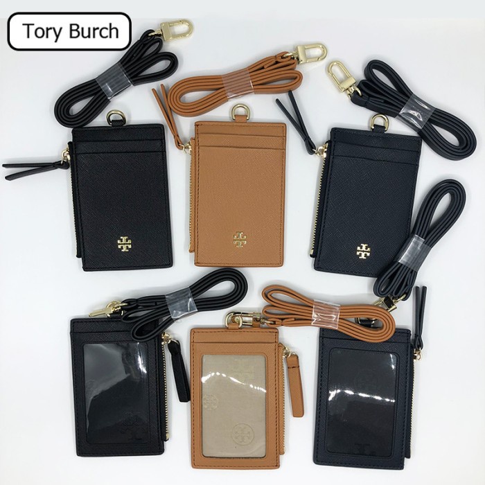 

PRODUK TERBATAS Tory Burch lanyard Kartu kerja pemegang ID Name Tag Holder Code 5684
