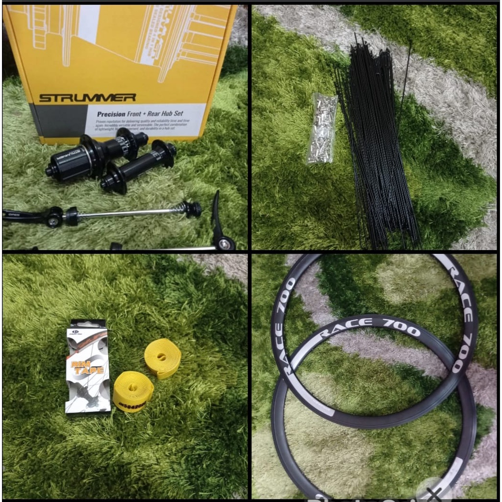 WHEELSET STRUMMER 700C 20/24HOLE RIMBRAKE
