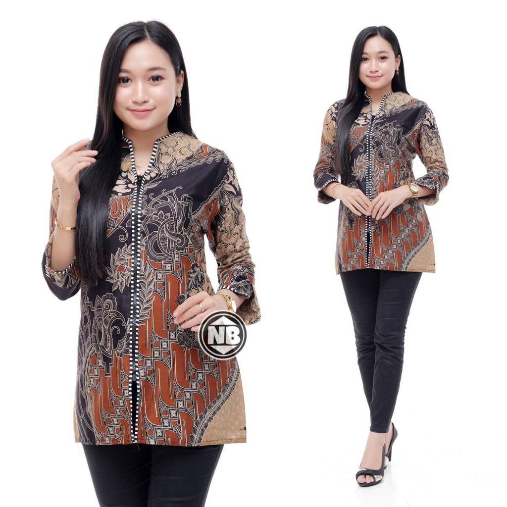 Maura Couple - Sania Ruffle Batik Couple Ori Ndoro Jowi DNT Garansi Termurah Shopee - SHOPASHOP SOLO