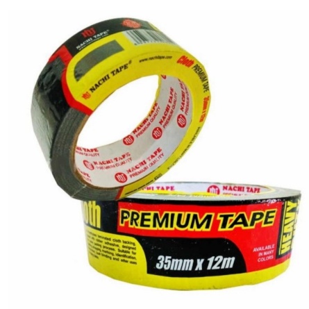 

Lakban Plakban Isolasi NACHI Kain Hitam Cloth Tape 1.5 Inch 35mm
