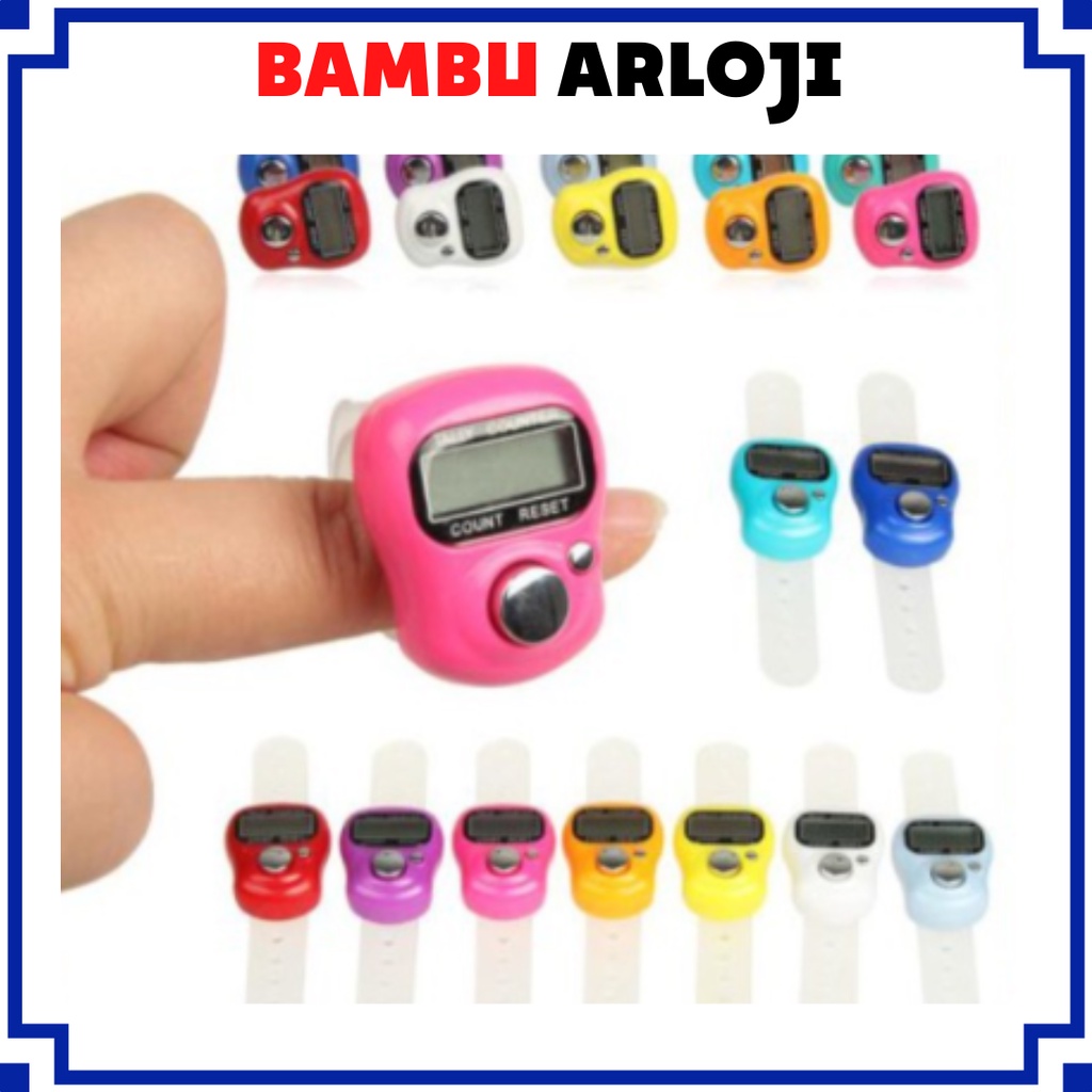 BAJ TASBIH DIGITAL MINI Alat Hitung Elektronik Finger Tally Counter Mini Jari Penghitung SS023