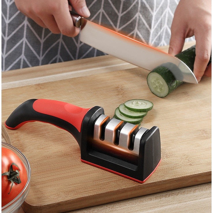 Alat Asah Pisau Benda Tajam Alat pengasah Knife Sharpener Swift Sharp 3 Garis