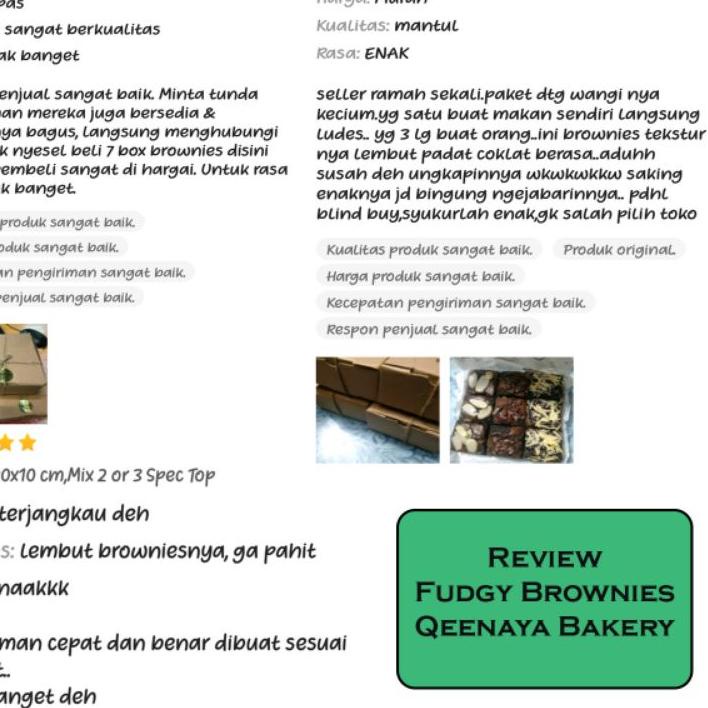 

Fudgy Brownies Coklat isi 9 Slices dan 18 slices ( Free Request Notes)