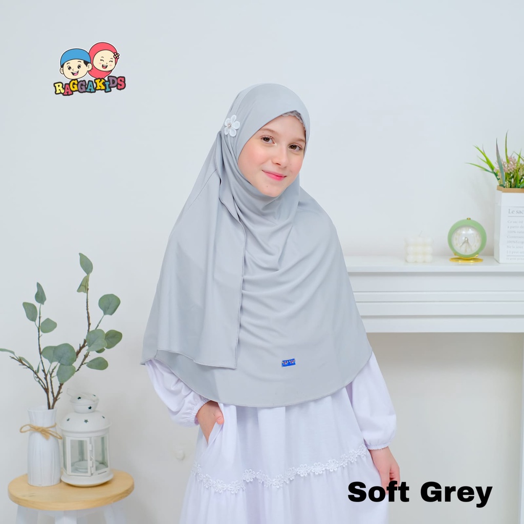 Zaara Hijab Raggakids size XL Jilbab remaja - dewasa | Jilbab instant remaja | Jilbab sekolah raggakids