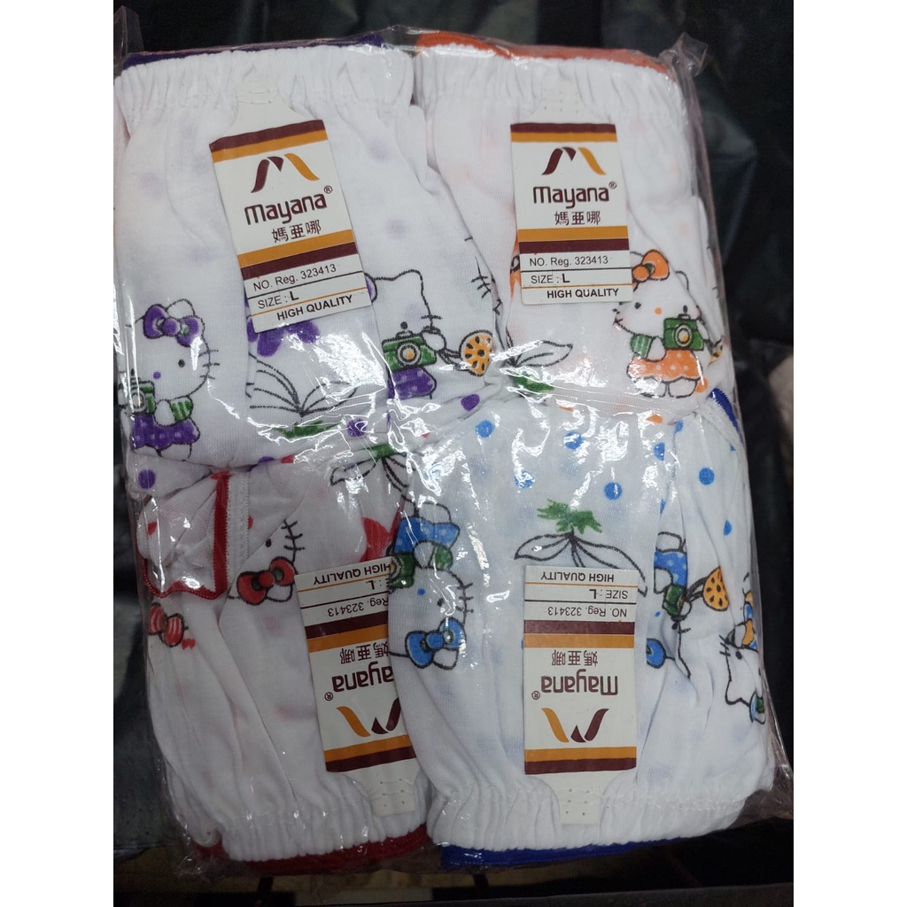 Celana dalam anak cewek perempuan motif hello kitty isi 3 pcs
