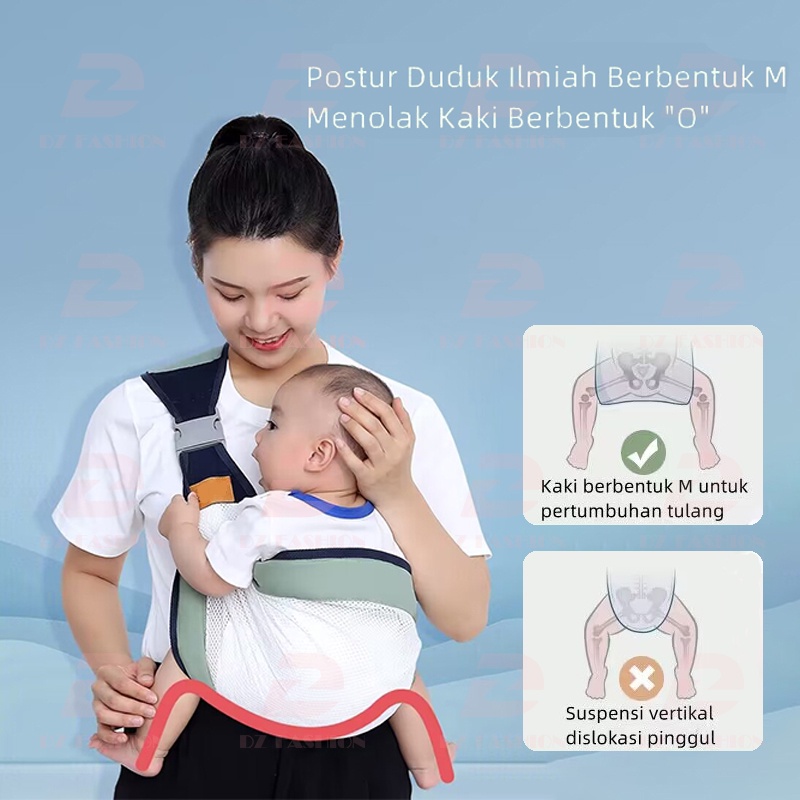 Gendongan Bayi 0-36 bulan gendongan bayi samping Kain/jaring Depan Gendongan Bayi 2in1 Gendongan anak Kaos Geos Selendang Gendongan Baby Selempang Bayi Gendongan Bungkus Bayi Baby Carrier hipseat BD