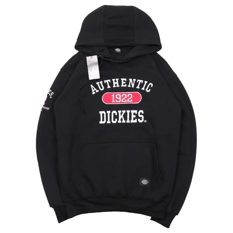 Sweater hoodie katun full border / jaket hoodie dickies authentic full lable &amp; tag