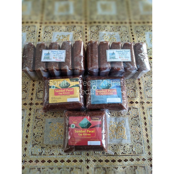 

Sambel Pecel Kitiran KediriBumbu Pecel Kitiran Kediri kemasan 250 gram rasa PEDAS/SEDANG/TIDAK PEDAS