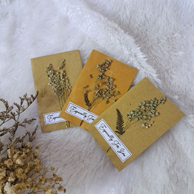 [TAMBAHAN//TIDAK DIJUAL SATUAN] GREETING CARD/KARTU UCAPAN AESTHETIC RUSTIC