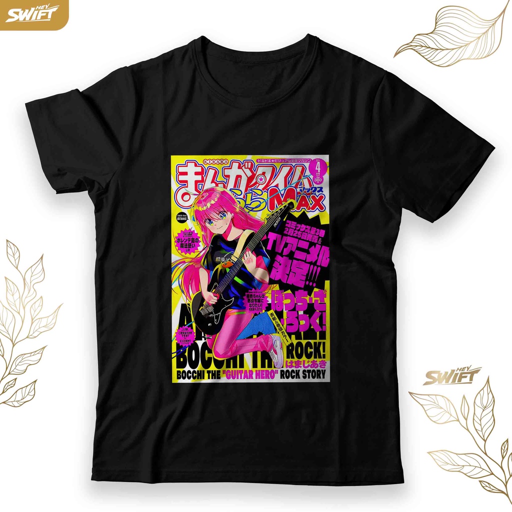 KAOS Bocchi the hitori bocchi the rock guitar hero poster manga anime TSHIRT BAJU DISTRO