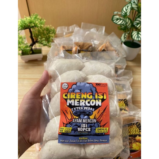 CIRENG Mercon extra pedas varian rasa isi 10 pcs