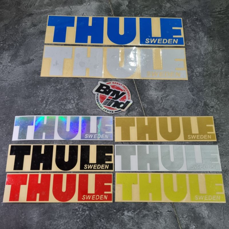 STICKER ROOF BOX ROOF RACK Stiker THULE Cutting