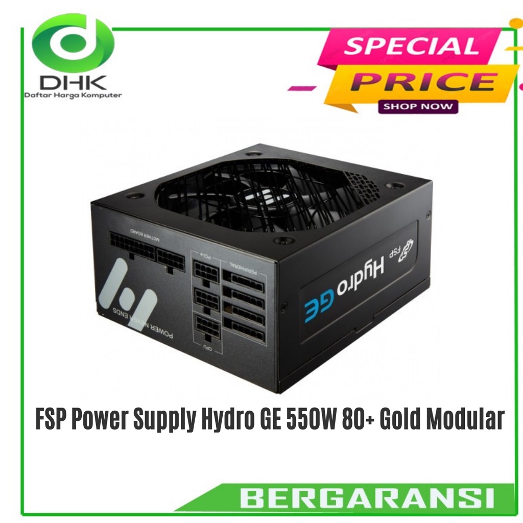 FSP Power Supply Hydro GE 550W 80+ Gold Modular