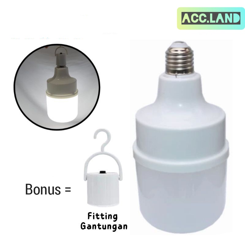 Lampu Emergency 28 Watt  (BONUS FITTING GANTUNG) | BOHLAM SENTUH LED 28 watt #GARANSI3BULAN